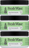 Fresh Wave Odor Removing Gel, 7 oz., Pack of 3 - Odor Absorbers for Home, Safer Odor Relief, Natural Plant-Based Odor Eliminator, Every 7 oz. lasts 15-30 Days, For Cooking, Trash & Pets