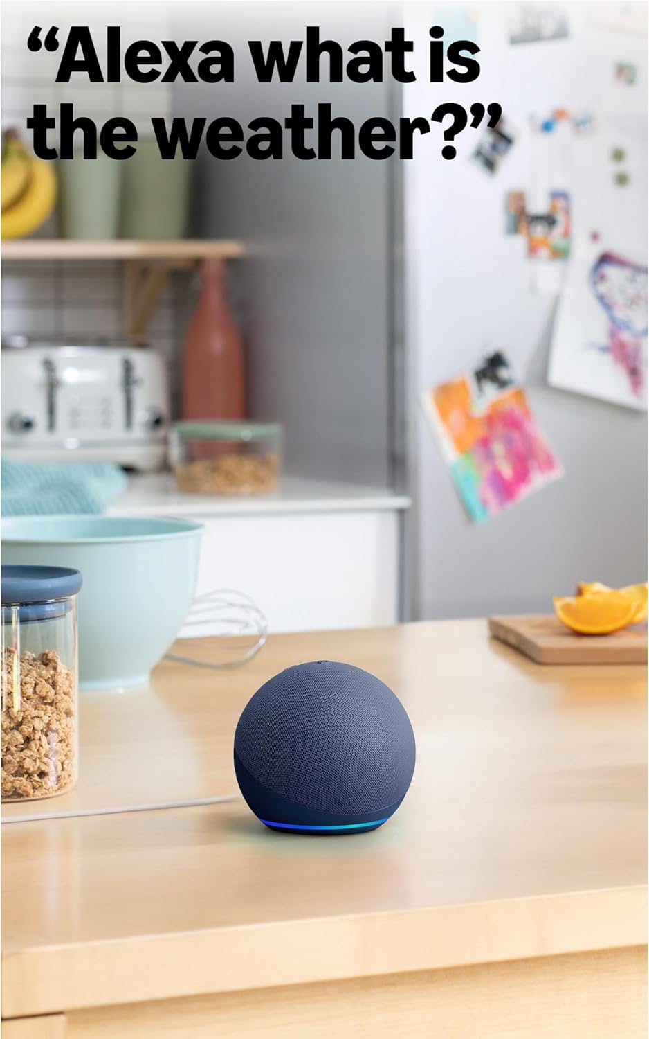 Amazon Echo Dot (newest model) - Vibrant sounding speaker, Designed for Alexa+, Great for bedrooms, dining rooms and offices, Deep Sea Blue