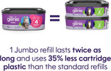Litter Genie Refill Bags | Jumbo 2-Pack, 56 Total ft | Up to 8 Months of Supply in 2 cartridges | Ultimate Odor Control Cat Litter Bags