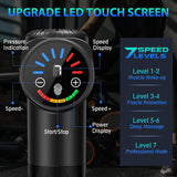 TOLOCO Massage Gun, Deep Tissue Back Massage for Athletes for Pain Relief, Percussion Massager with 10 Massages Heads & Silent Brushless Motor, Mothers Day Gifts, Black
