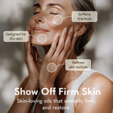 GODA Silk Body Oil Women - Firming Anti Aging Moisturizing Formula, Crepey Skin Hydrating After Shower, Scented Organic Blend Premium Skincare