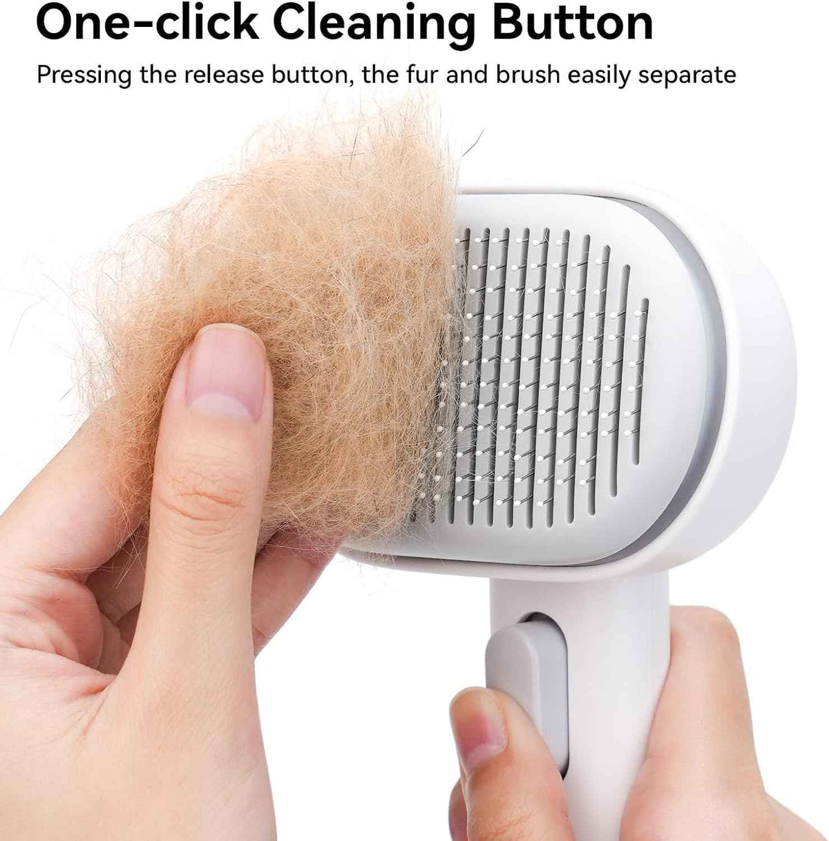 Aumuca cat brush for shedding and grooming indoor cats with long or short hair
