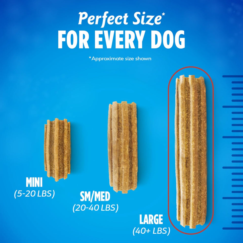 PLrina DentaLife Made in USA Facilities Large Dog Dental Chews, Daily - 18 ct. Pouch