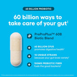 Physician's CHOICE Probiotics 60 Billion CFU - 10 Strains + Organic Prebiotics - Immune, Digestive & Gut Health - Supports Occasional Constipation, Diarrhea, Gas & Bloating - for Women & Men - 30ct