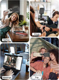 Selfie Light – Rechargeable Phone Light Clip with Digital Display, 3 Light Modes & 10 Brightness Levels for TikTok, Vlog, Makeup, Zoom