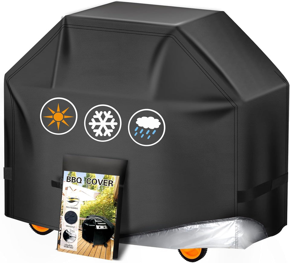 Aoretic Grill Cover, 58 inch BBQ Gas Grill Cover for Outdoor Grill, Charbroil Grill Cover Barbecue Waterproof, Anti-UV for Weber Char-Broil Monument, Dyna-glo Nexgrill SPLn Polyester