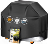 Aoretic Grill Cover, 58 inch BBQ Gas Grill Cover for Outdoor Grill, Charbroil Grill Cover Barbecue Waterproof, Anti-UV for Weber Char-Broil Monument, Dyna-glo Nexgrill SPLn Polyester