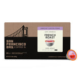 San Francisco Bay K-Cup Coffee Pods, French Roast (80 ct), Dark Roast, Commercially Compostable Single-Serve Coffee Pods