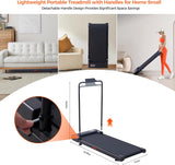 Walking Pad Treadmill with Handle Bar, 2026 Upgrade Portable Under Desk Treadmill for Home Small with Handles, 3.0HP Walking Pad for Home, 0.6-7.6MPH, 350LBS