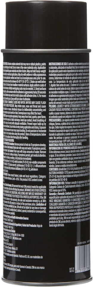 3M Headliner & Fabric Adhesive, 18.1 oz., Exceptional Strength Bonds Heavyweight Automotive Fabrics to Metal Surfaces, For Bonding Headlines, Carpet, Foam and Others, Quick & Easy Application (38808)