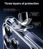 Mkeke for iPhone 17 Pro Max Case Clear, [Not Yellowing] [Military-Grade Drop Protection] Protective Clear for Apple 17 Pro Max Case with Shockproof Bumper 2025
