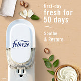 Febreze Plug In Air Freshener, Odor-Fighting Scented Oil Refill For Home, Bathroom, & Kitchen, Long Lasting, Refresh & Energize and Soothe & Restore Scents, 0.87oz Refills, 4ct (2 of Each)