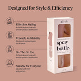Kitsch Continuous Spray Bottle for Hair – Fine Mist Water Mister & Water Spray Bottle – Recycled Hair Spray Bottle – Spray Bottles for Cleaning, Styling, Plants & More – Terracotta, 150ml