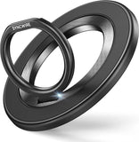SYNPLIRE Magnetic Phone Ring Holder for MagSafe, 360° Rotation Cell Phone Grip Stand Finger Ring Kickstand Two-Sided Magnet Compatible with iPhone 17 Pro Max 16 15 14 13 12 MagSafe Accessories