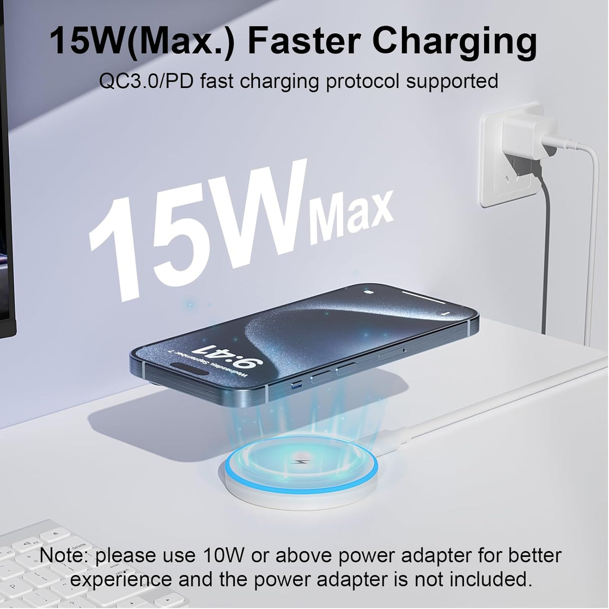 Apple 15W MagSafe wireless chargers for iPhone & AirPods, 2-pack, dual input