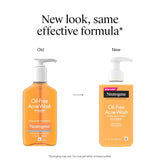 Neutrogena Oil-Free Acne Face Wash - Facial Cleanser with Salicylic Acid, Daily Cleanser for Oily & Acne-Prone Skin, Clears & Helps Prevent Breakouts, Clear Formula, 9.1 fl. oz. Bottle