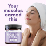 Magnum Solace Nighttime Magnesium Lotion with Arnica – Highly Concentrated Magnesium for Muscles & Joints – Apply to Legs or Feet Before Bed – Skin-Friendly