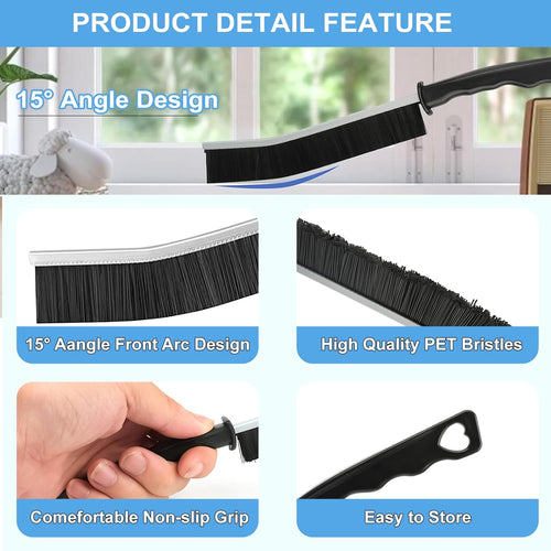 11Pcs Crevice Cleaning Brush Set, Hard Bristle Cleaning Supplies for Kitchen, Bathroom, Corner, Grout, Sink, Cup, Teapot, Bottle, Blender