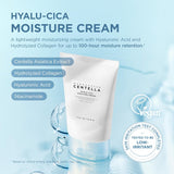 SKIN1004 Hyalu-Cica Moisture Cream, Face Moisturizer with Hyaluronic Acid, Centella Cream for Deep Hydration, Lightweight Nourishing Gel Moisturizer for Face, Korean Skin Care, 2.53 fl oz / 75ml