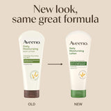 Aveeno Daily Moisturizing Body Lotion, Body Lotion for Dry Skin with Prebiotic Oat, Paraben Free, Fragrance Free, Non-Greasy, Non-Comedogenic Moisturizer, 8 FL OZ