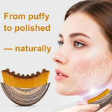 Stainless Steel Gua Sha Tool & Lymphatic Drainage Face Brush Set, TWPER Facial Massage Kit for Jawline Sculpting PLffiness Lifting Relaxation, Contour Face Brush with Storage Case