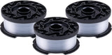 BLACK+DECKER Weed Eater String, Trimmer Line, 3-Pack, 30-Feet of Replacement Spool, 0.065-Inch Diameter (AF1003ZP)