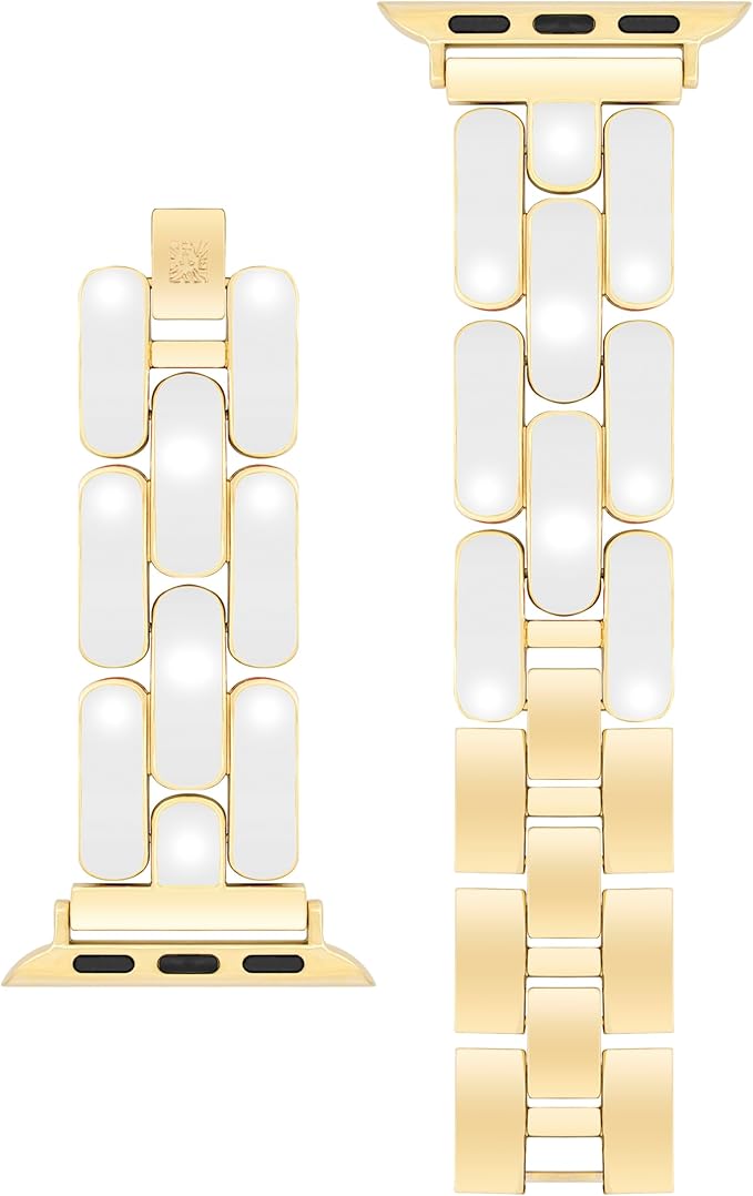 Anne Klein Fashion Bracelet for Apple Watch, Secure, Adjustable, Apple Watch Replacement Band, Fits Most Wrists