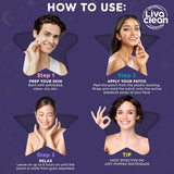 Livaclean Star Pimple Patches for Face w/ Hydrocolloid, Tea Tree oil & Salicylic Acid - Zit Stickers, Hydrocolloid Acne Patches for Face - Cute Pimple Patch, Acne Stickers | w/Hydrocolloid, Salicylic Acid, Tea Tree, Healing Stickers, Zit Superstar