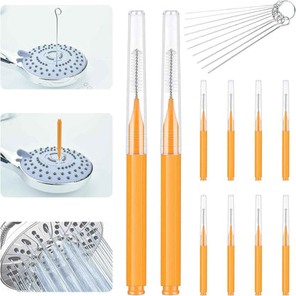 Shower Head Cleaning Brush Tool with Angled Design for Bathroom Pipes and Car Washers