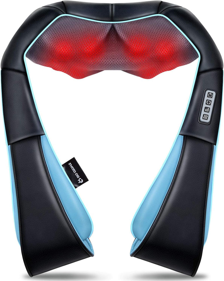 Mo Cuishle Mothers Day Gifts, Shiatsu Back Shoulder and Neck Massager with Heat, Electric Deep Tissue 4D Kneading Massage, Best Gifts for Women Men Mom Dad Wife Husband her him, Fathers Day, Christmas