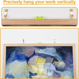 KURUI 303Pcs Picture Hanging Kit, Picture Hangers Assorted Kit with Heavy Duty Picture Hanging Hooks/Hardware Nails/Sawtooth/Wire/D Rings/Level, Metal Picture Wall Hooks for Frame Canvas Mounting