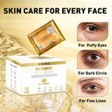 CHMI Under Eye Patches (50 Pairs) - 24K Gold Eye Patches for PLffy Eyes, Dark Circles, EyeBags and Wrinkles, Collagen Skin Care Products, Beauty & Personal Care