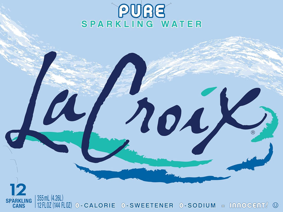 La Croix Sparkling Water, PLre, 12 Fl Oz (pack of 12)