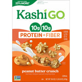 Kashi GO Protein Cereal, 10g Protein, 10g Fiber, Peanut Butter Crunch, 16.9oz Box (1 Box)