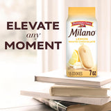 Pepperidge Farm Milano White Chocolate Lemon Flavored Cookies, 7 Oz Bag