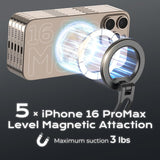 【2026 Extended Long】 Magnetic Neck Mount for Phones, 27.6" Hands-Free POV/Vlog Phone Holder for iPhone 17–12 & Android, Content Creator Essentials for Go Pro DJI, Comfortable Natural Shooting Angle