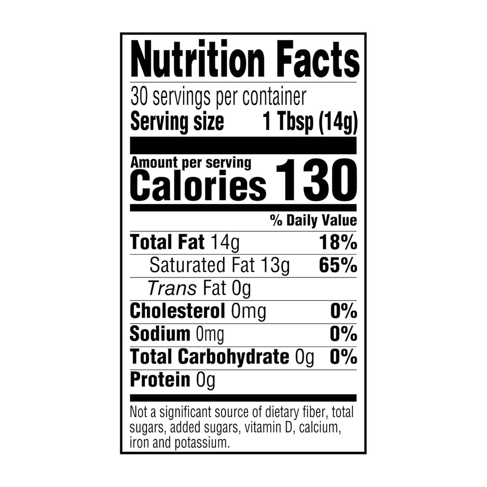 Amazon Grocery, Organic Virgin Coconut Oil, 15 Fl Oz