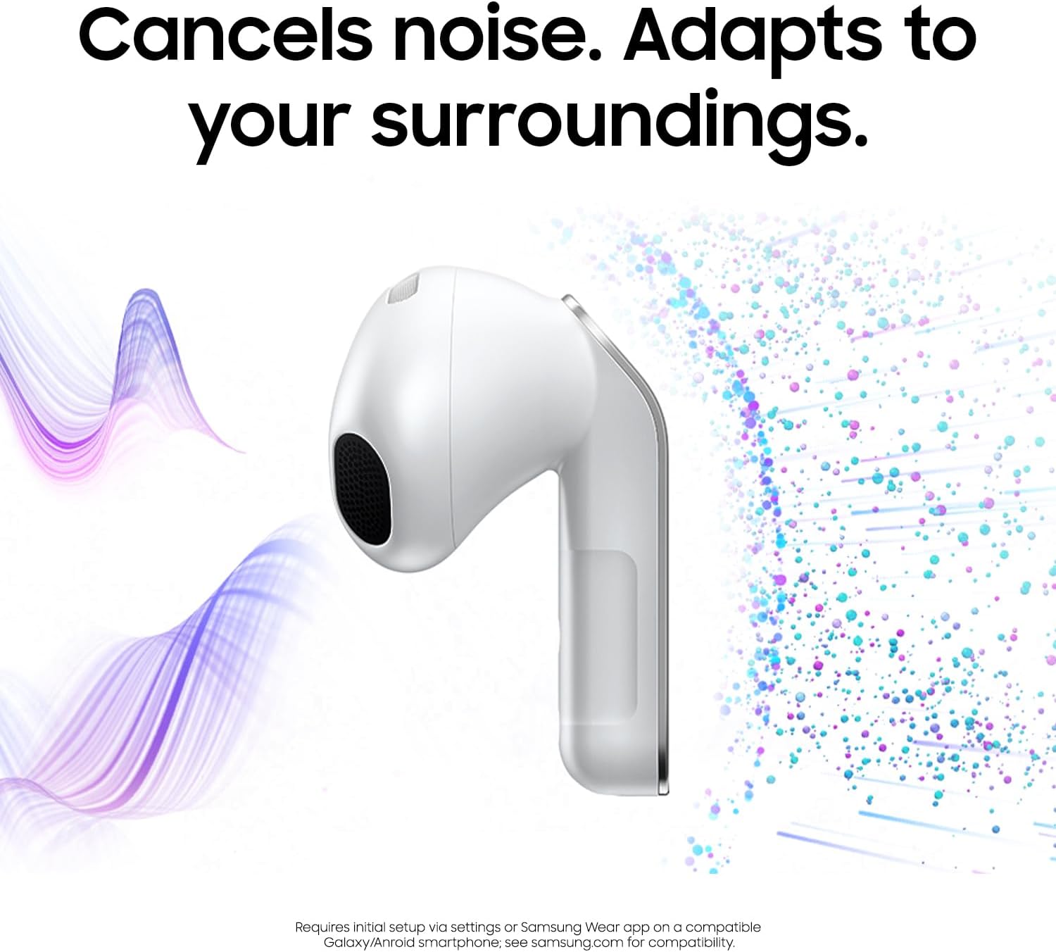 Samsung Galaxy Buds 4 (2026) AI True Wireless Bluetooth Earbuds, Noise Cancelling, Hi-Res Audio, 1-Way Speaker, New Fit, IP54, Live Translation, Black [US Version, 2 Yr Warranty]