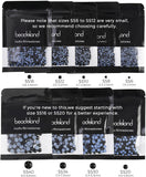 Beadsland Hotfix Rhinestones, 2880pcs Flatback Crystal Rhinestones for Crafts Clothes DIY Decoration, Crystal, SS10, 2.7-2.9mm