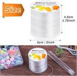 Paxcoo Elastic Bracelet String Cord Stretch Bead Cord for Jewelry Making and Bracelets Making