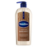 Vaseline Intensive Care Cocoa Radiant Body Gel Oil with 100% PLre Cocoa Butter, 12 oz
