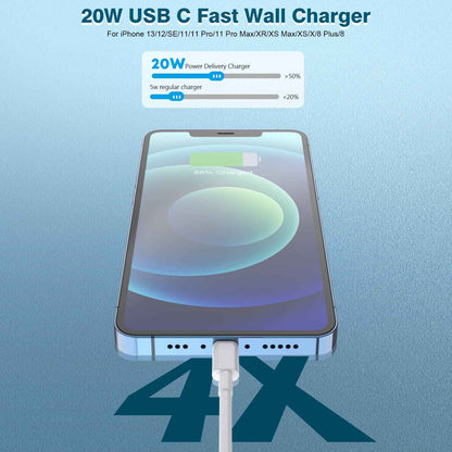 iPhone Fast Charger,Extra Long iPhone Charger Fast Charging 10Foot 2Pack i Phone Chargers 10FT USB C to Lightning Cable Cord Adapter for iPhone 14 Pro Max/14 Plus/13 Mini/13/12/11/X/XR/SE/iPad/AirPods