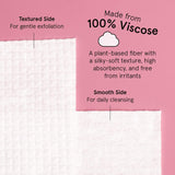 grace & stella Face Towels Disposable - Travel Essentials - Ultra-Soft & Absorbent Face Wipes Towelettes - XL Facial Towels for Cleansing & Makeup Removal - Lint-Free Facial Tissue - Vegan (60 Count)