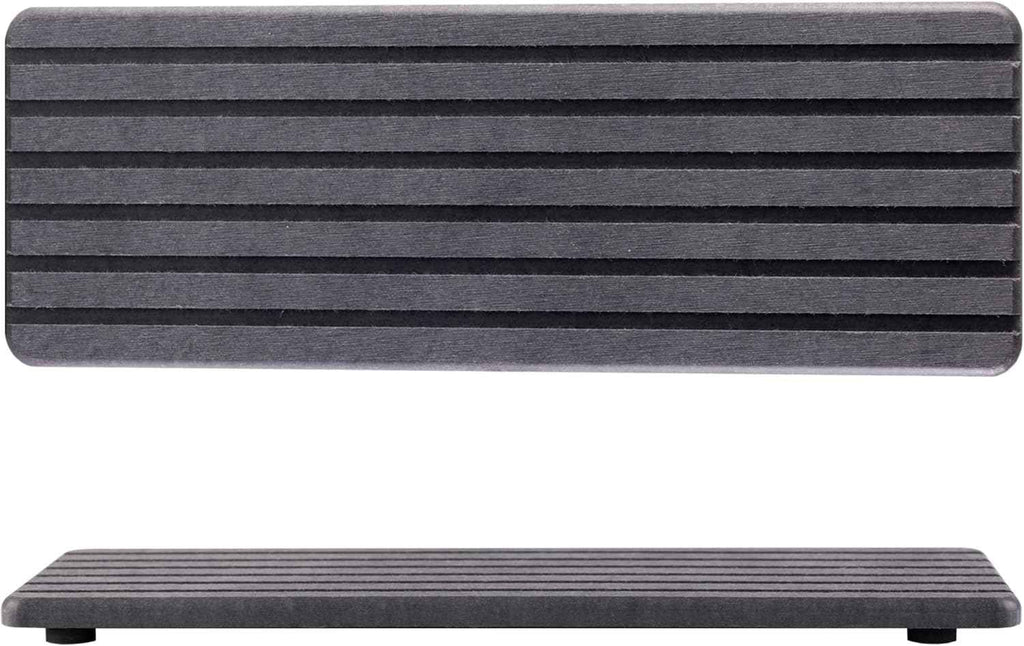 2 PCS Water Absorbent diatomite Coasters, 8.3" x 4" Water Absorbing Stone Tray for Sink, Stone Drying mat for Kitchen Counter, Stone soap Tray Used for Hand Soaps & toiletries & Plants