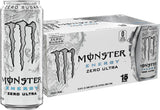 Monster Energy Zero Ultra, Sugar Free Energy Drink, 16 Ounce | Pack of 15