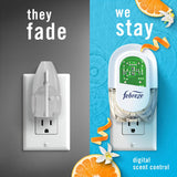 Febreze Plug In Air Freshener, Odor-Fighting Scented Oil Refill For Home, Bathroom, & Kitchen, Long Lasting, Refresh & Energize and Soothe & Restore Scents, 0.87oz Refills, 4ct (2 of Each)