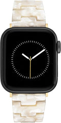 Anne Klein Women's Acetate Fashion Band for Apple Watch Secure, Adjustable, Apple Watch Band Replacement, Fits Most Wrists