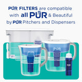 PLR Plus Water Filter Replacement for Pitchers & Dispensers, 6-Month Supply, 3 Count, Blue (PPF951K3)
