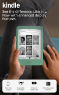 Amazon Kindle 16 GB (newest model) - Lightest and most compact Kindle, now with faster page turns, and higher contrast ratio, for an enhanced reading experience - Matcha