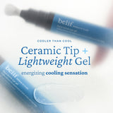 belif Aqua Bomb Cooling Eye Gel - Caffeine & Hyaluronic Acid for Puffiness & Hydration, Niacinamide & Vitamin C for Dark Circles, Adenosine & Collagen for Plumping, Korean Skin Care, 0.5 fl oz (15ml)